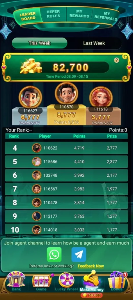 lucky777 referral